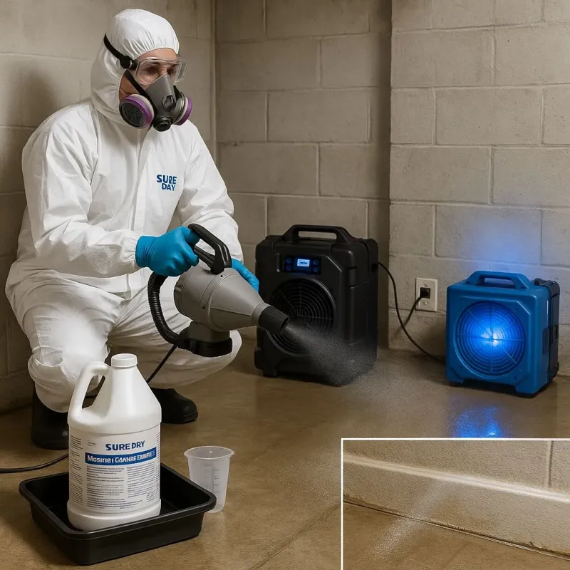 Sanitization and Odor Removal process in Upper Arlington, OH